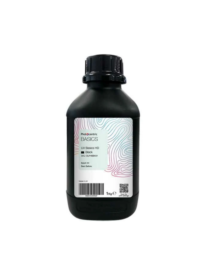 Photocentric UV Basics HD Siyah 3D Yazıcı Reçinesi