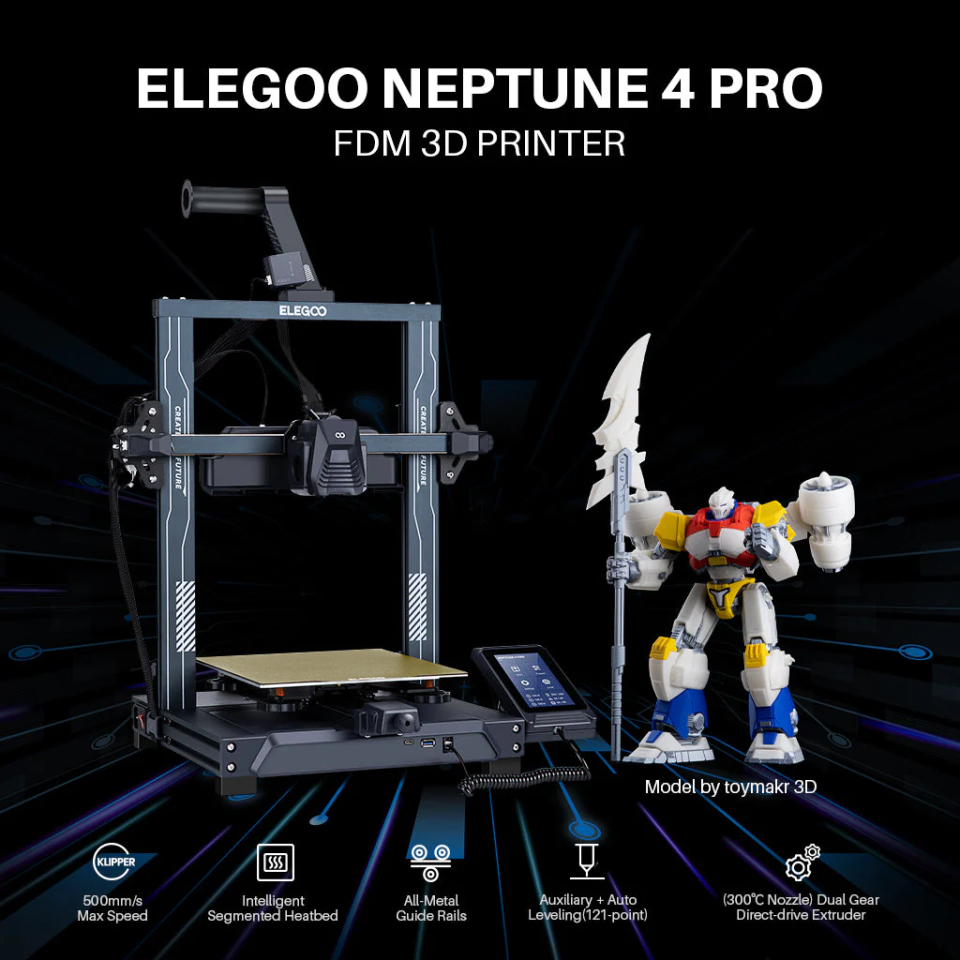 ELEGOO Neptune 4 Pro 3D Yazıcı