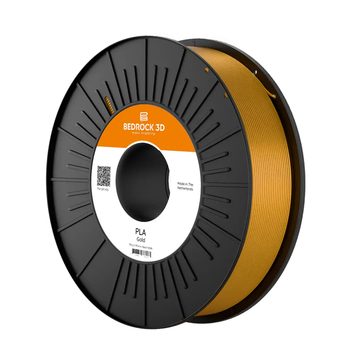 Bedrock PLA Filament 1,75 - Altın - 750g