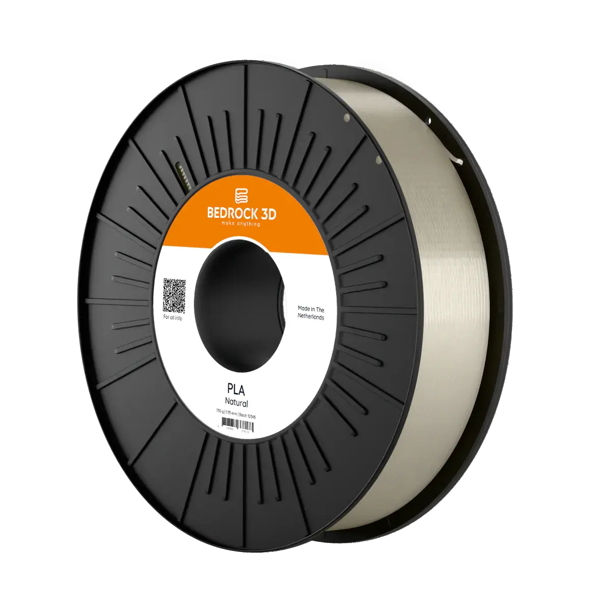 Bedrock PLA Filament 2,85 - Naturel - 750g