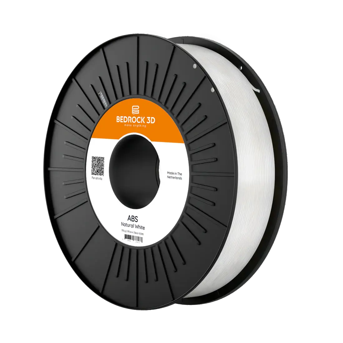 Bedrock ABS Filament 750g - 1,75 - Doğal Beyaz