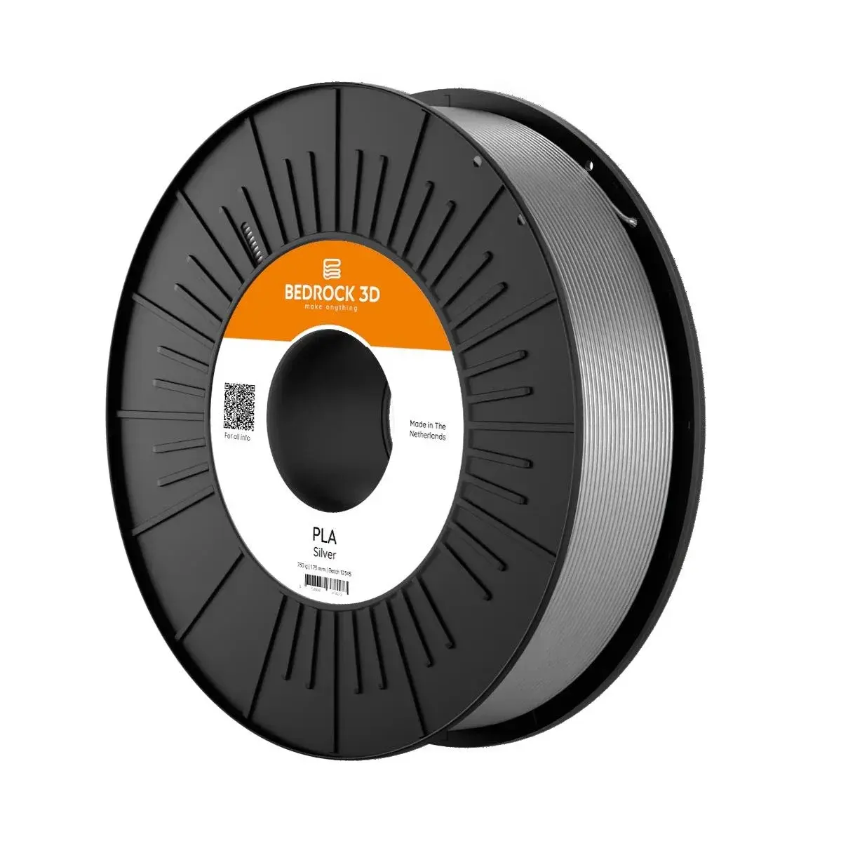 Bedrock PLA Filament - GÜMÜŞ